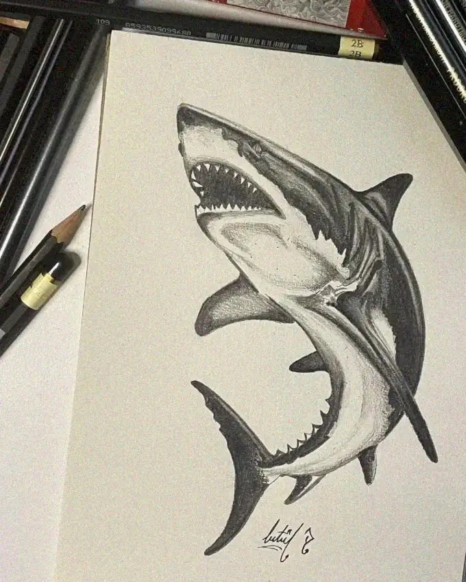 25+ Creative Inspirations to Ignite Your Love for Shark Drawings