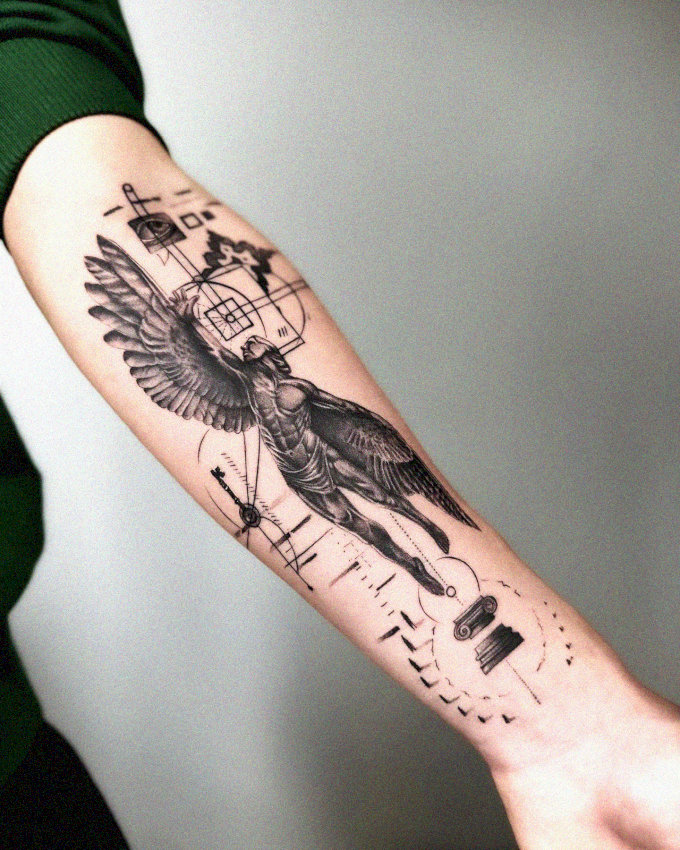 25+ Incredible Icarus Tattoo Ideas to Make a Fiery Statement