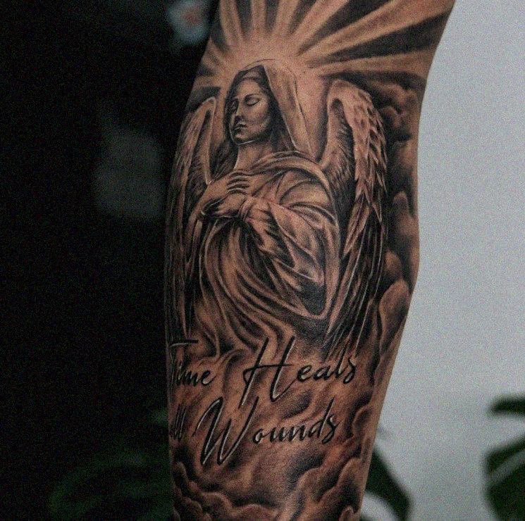 Angelic Healing Manifested in Ink