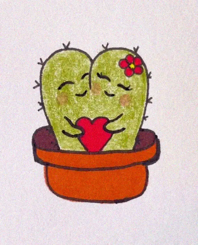 Love Blossoms in the Cactus Pot