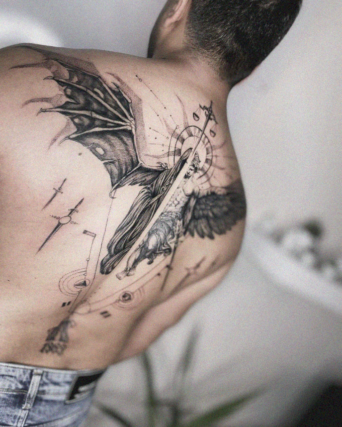 Inked Fables of Heaven and Myth