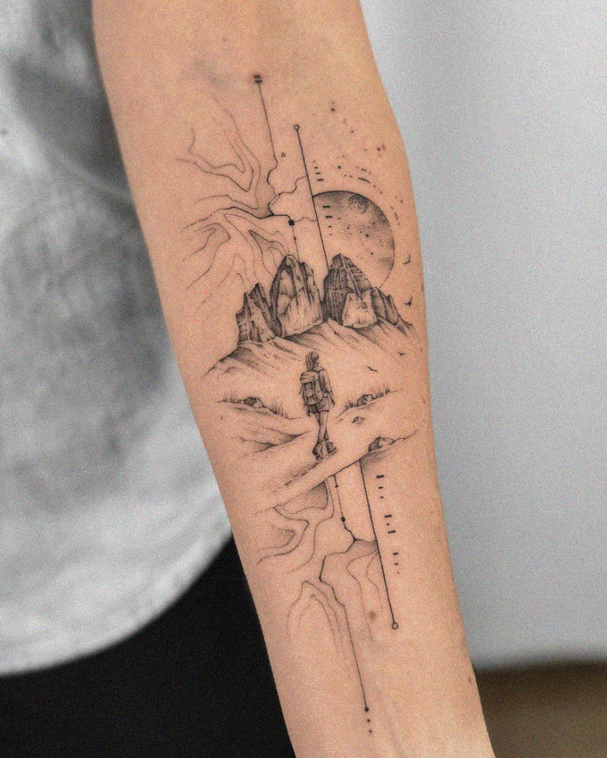 Midnight Journey in Ink