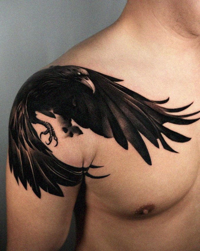 Inked Wings Across the Back Canvas