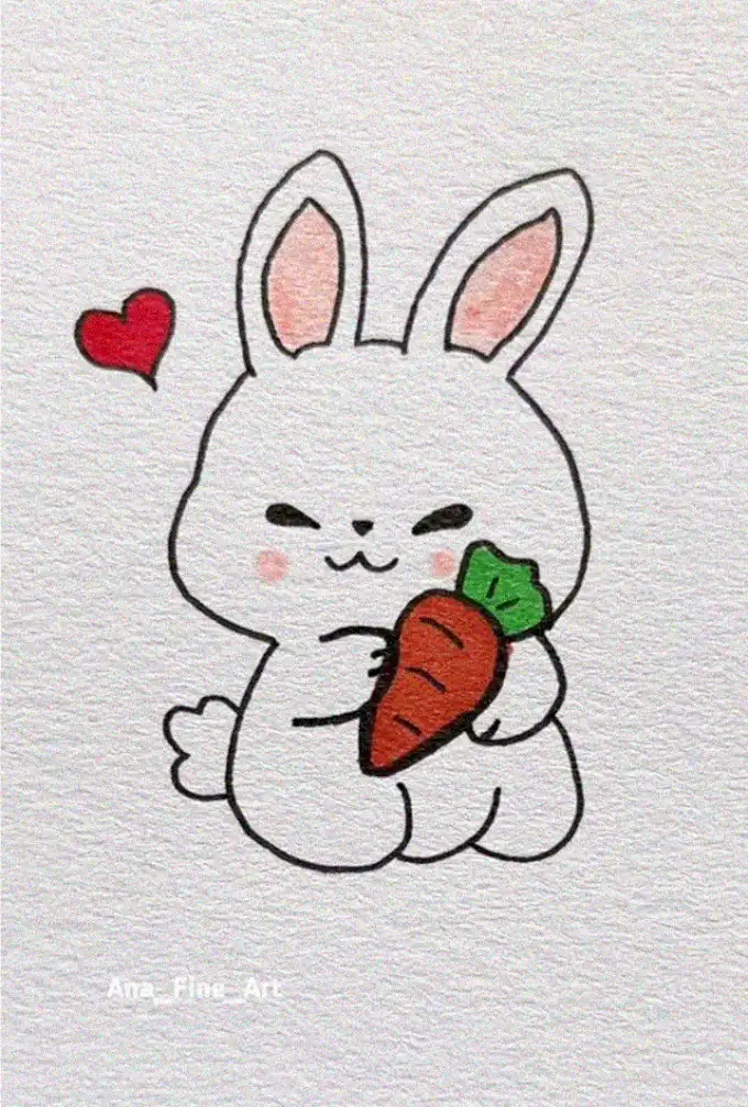 Bunny Love Unveiled Through a Carrot