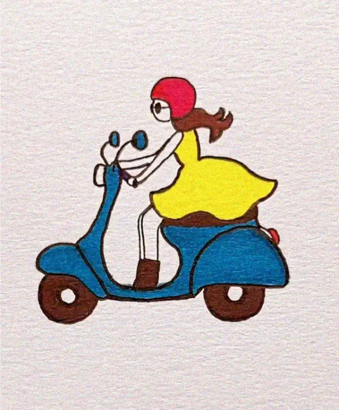 Zippy Cruise in Cartoon Chic