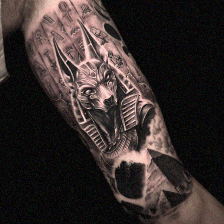 Anubis Deity Ink: An Egyptian Encounter