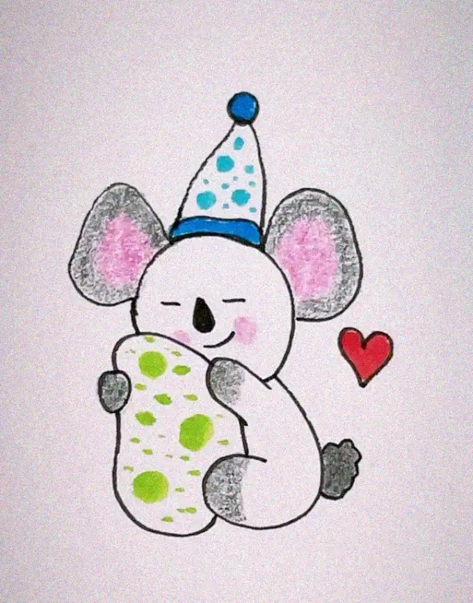 Koala's Blissful Party Hug