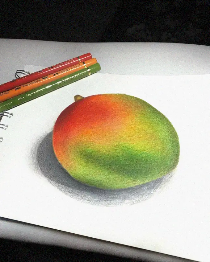 Mango Magic in Pencil Artistry