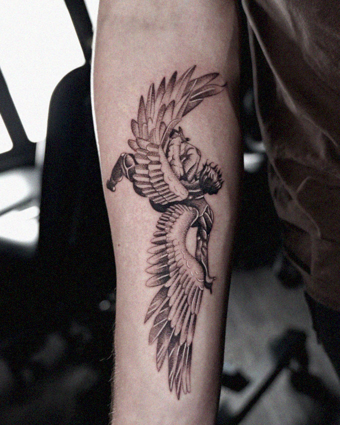 Eagles in Flight: A Tattoo Journey