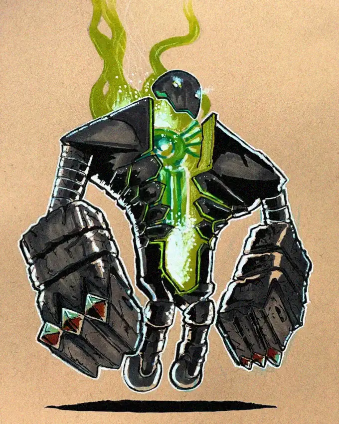 Emerald Titan: Robotic Power Unleashed
