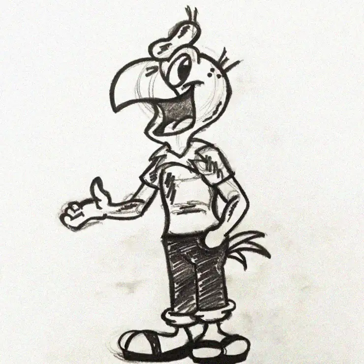 Friendly Bird's Casual Day Out