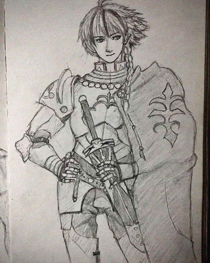 Knight's Portrait in Decorative Armor