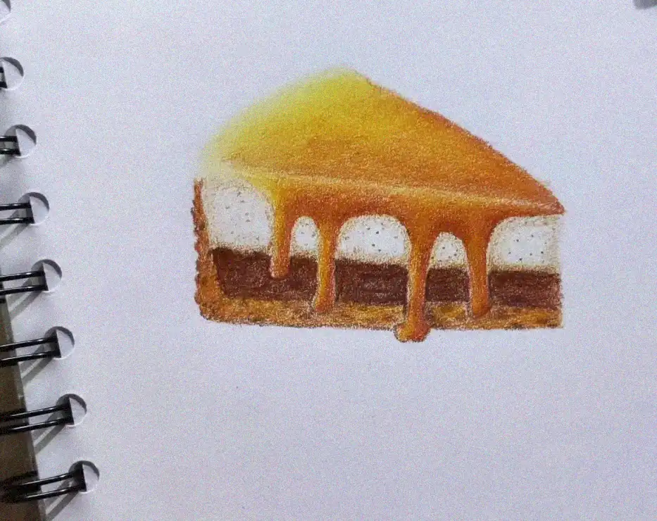 Doodles of Delectable Layered Cake