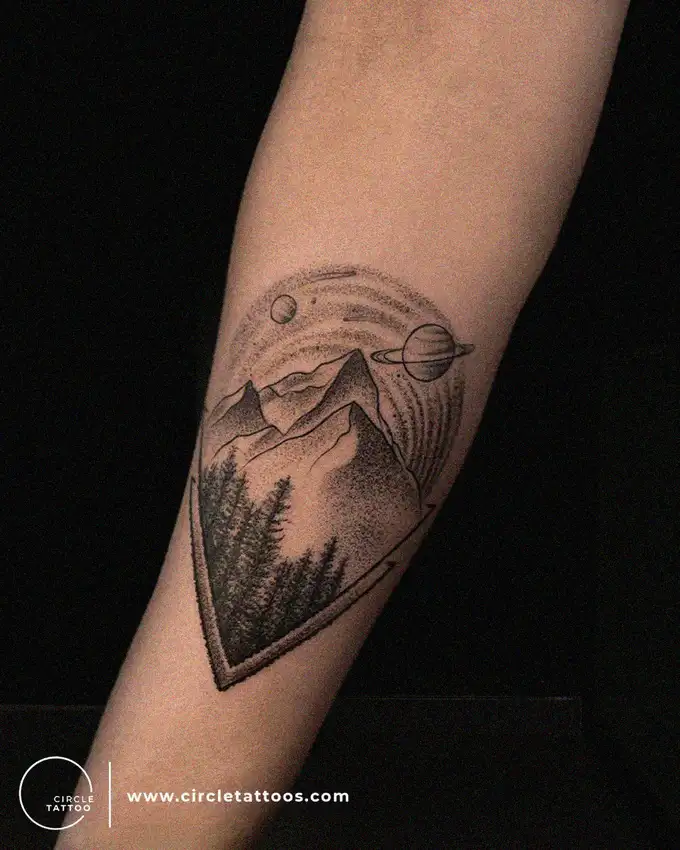 Stellar Rendezvous, Skin-Deep Ink Artistry