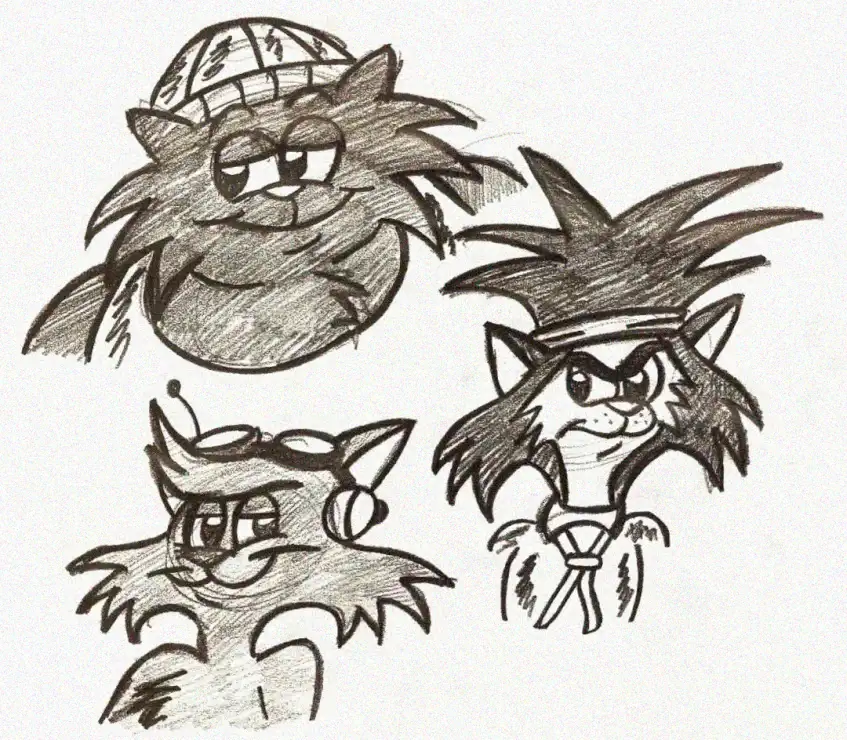 Anthropomorphic Cats with Stylish Accessories
