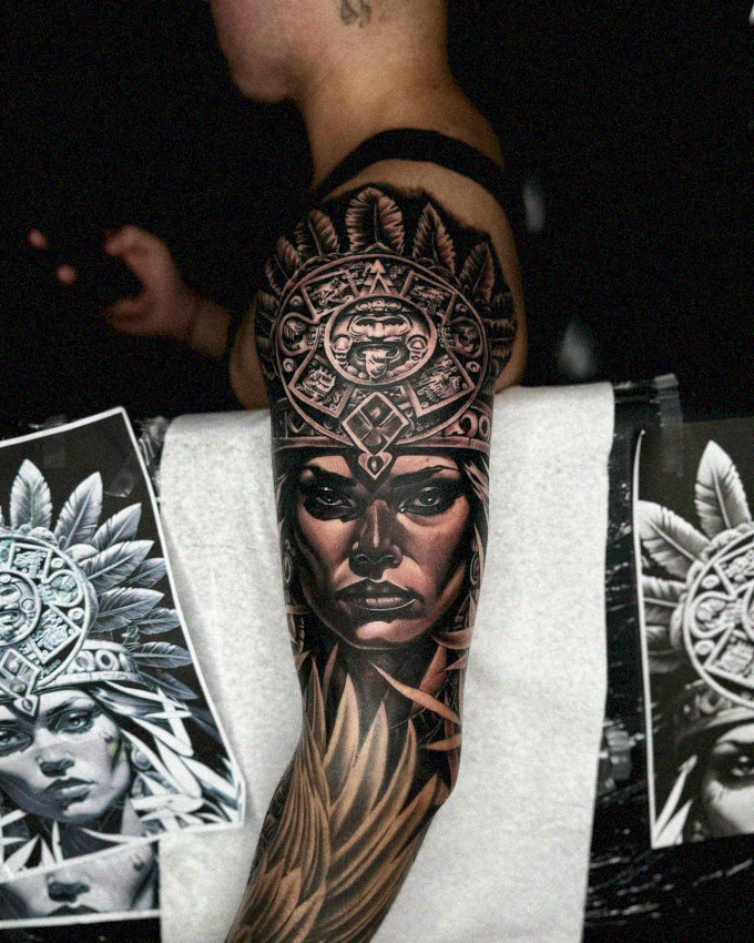 Tribal Beauty Inked: A Tattoo Journey