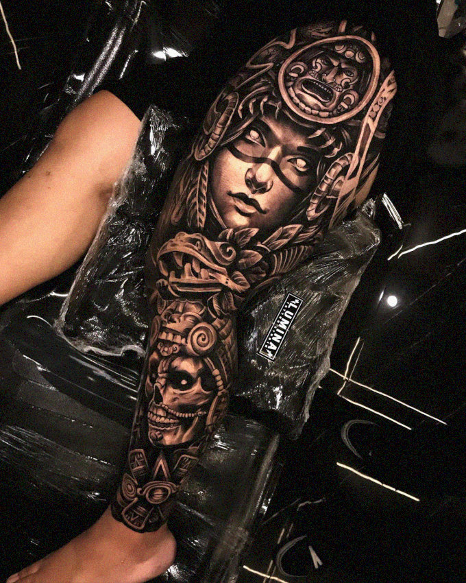 Tribal Myths Inked on Skin