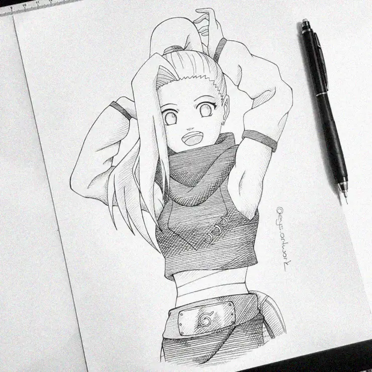 Shadow Artist - Anime Ninja's Silent Portrait