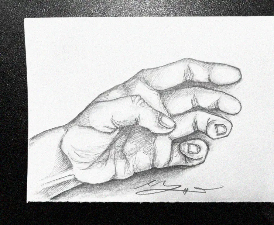 Sketch of a Resting Hand