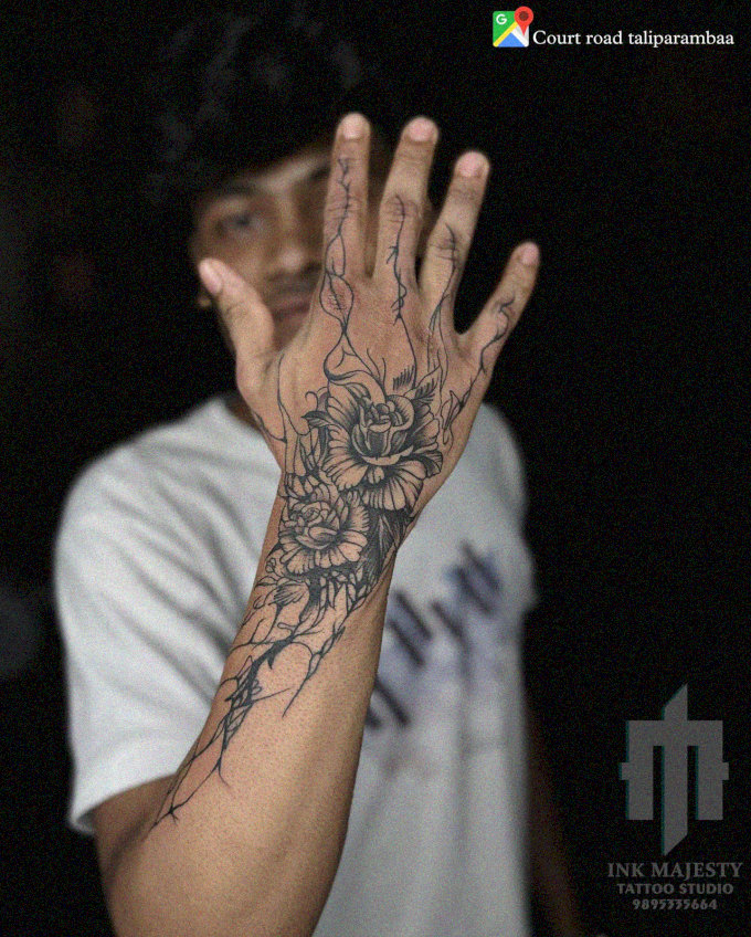 Unveiling the Floral Inked Masterpiece