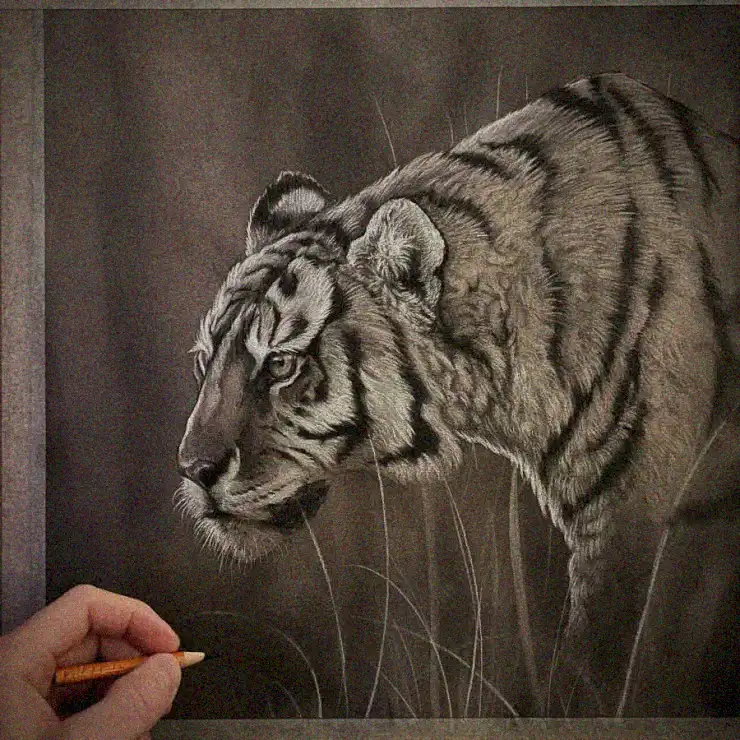 Transforming Textures into a Majestic Tiger