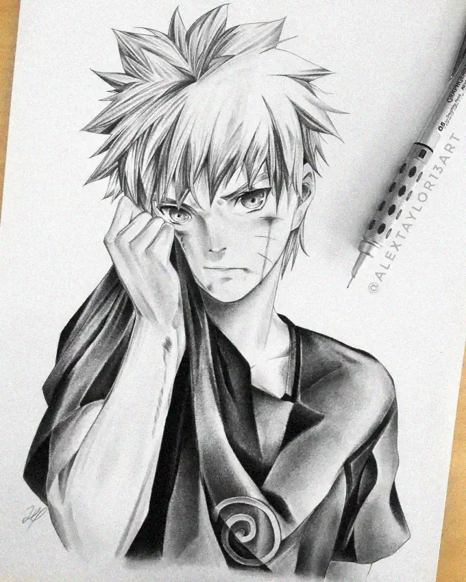 Spiraled Thoughts in Kimono Attire