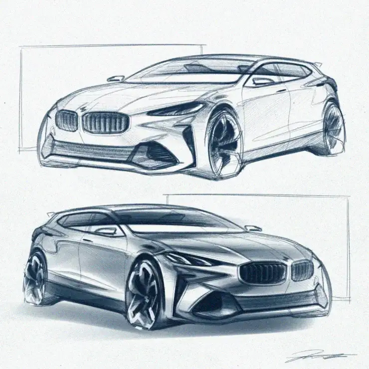 Sketching Sports Cars of the Future