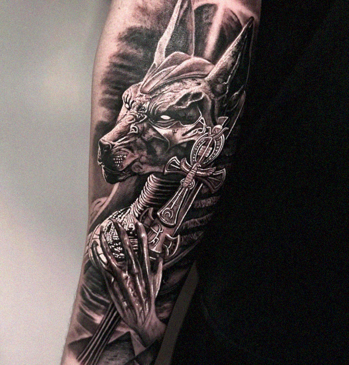 Anubis and Ankh: A Tattoo Story