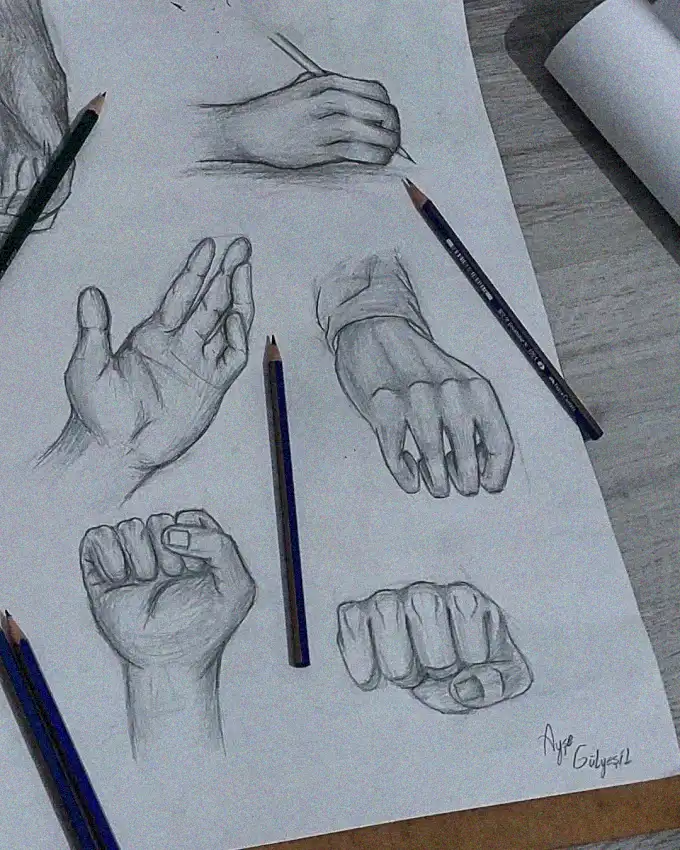 Hands Unfurled - An Artist's Sketchbook