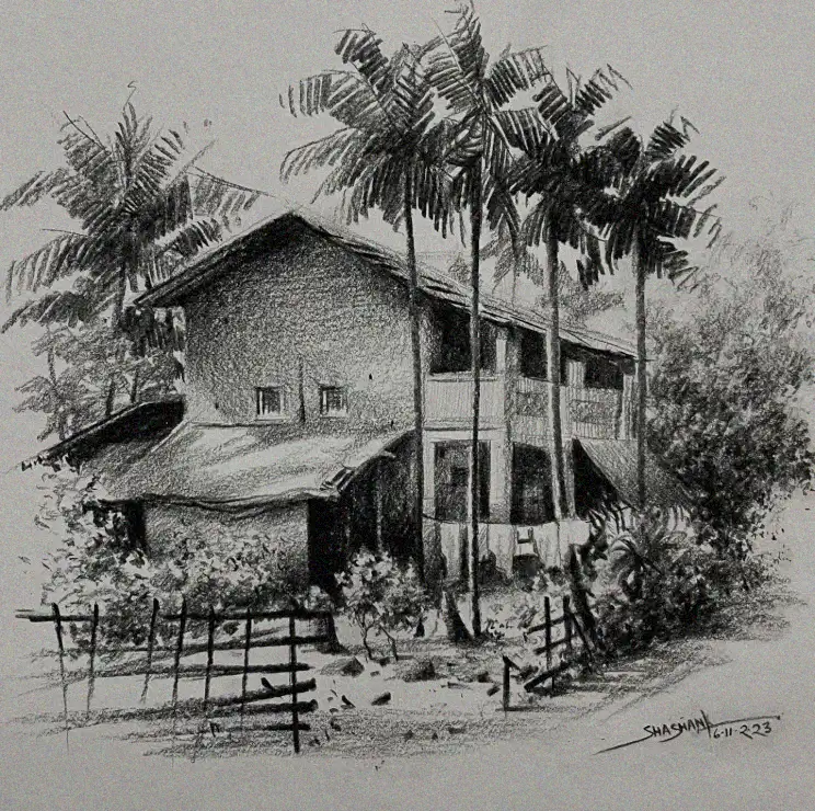 Tropical Haven Sketched by Shashank