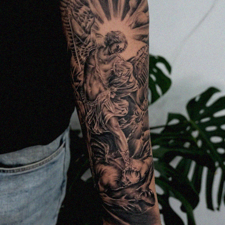 Angelic Ink: A Mythology Masterpiece