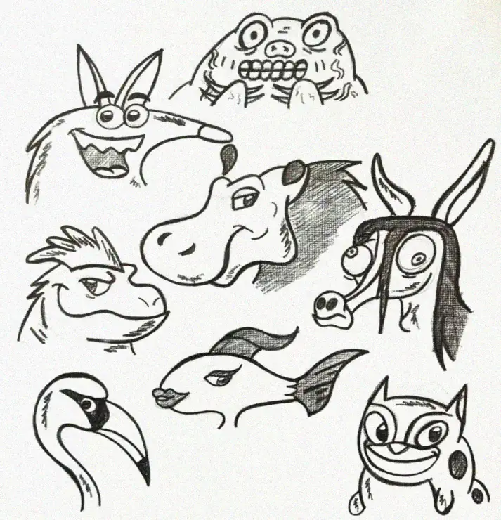 Whimsical Animal Gatherings in Artistic Styles