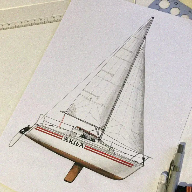 Unveiling Akila Through Pencil Detail