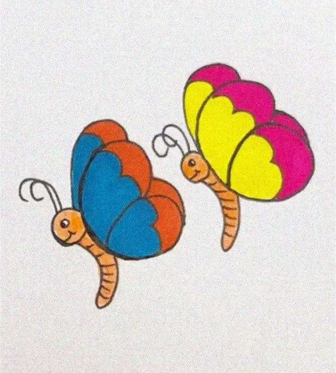 Butterfly Dance in a Colorful Fantasy