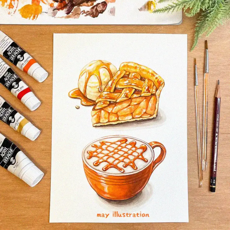 Artful Indulgence in Watercolor