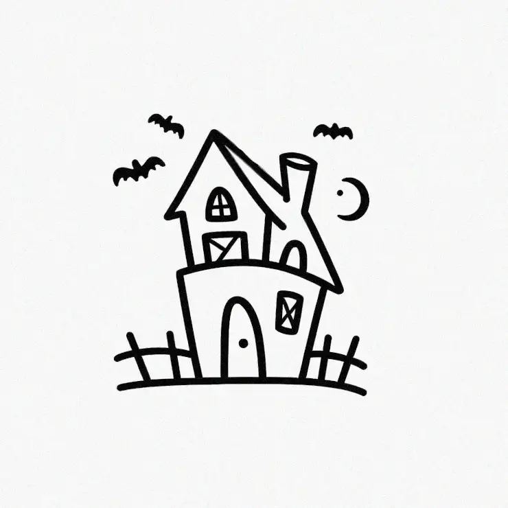 Whimsical Night at the Quirky House