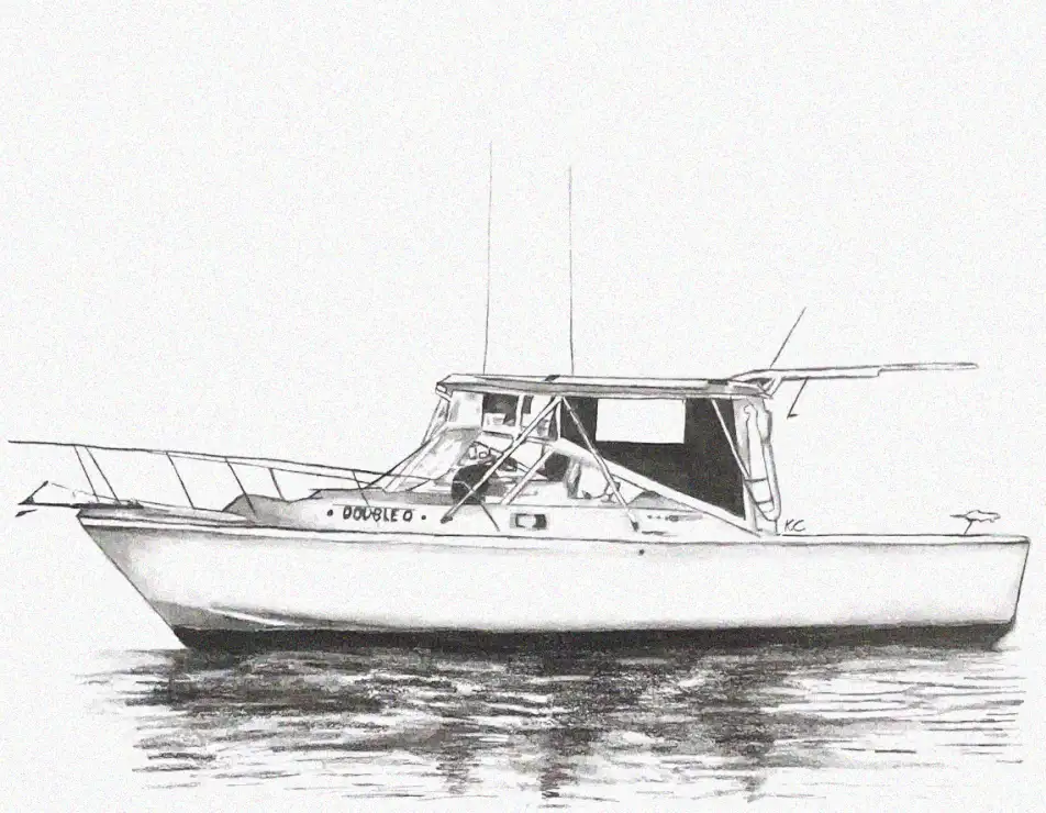 Double O's Serene Fishing Voyage Sketch