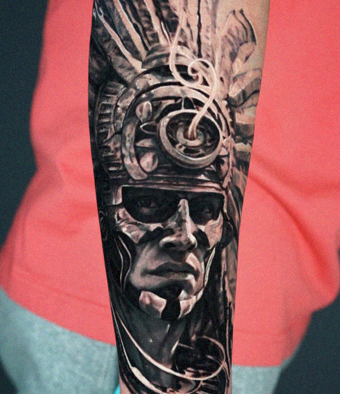 Inked Warrior: A Forearm's Tale