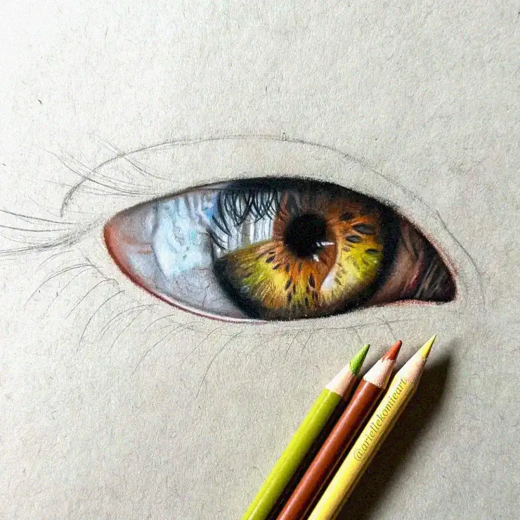Vibrant Perceptions in Colored Pencil
