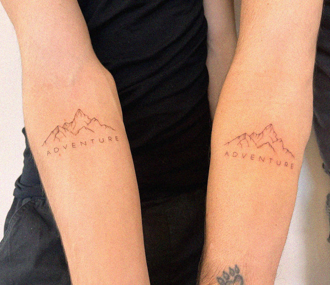 Adventure Echoed in Twin Mountain Tattoos
