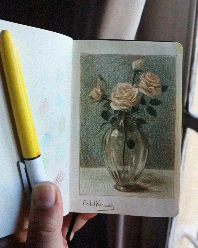 Sketchbook Impressions: Roses by Fadil Karaul