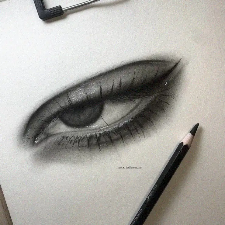 Artistry in the Human Eye Sketch