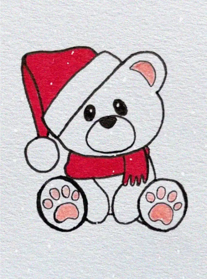 Sparkling Snowflakes and the Christmas Bear