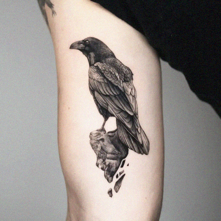 Raven Tattoo Artistry on Display