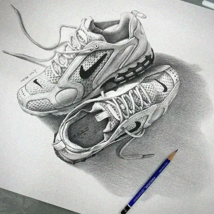 Running Shoes: Brought to Life in Pencil