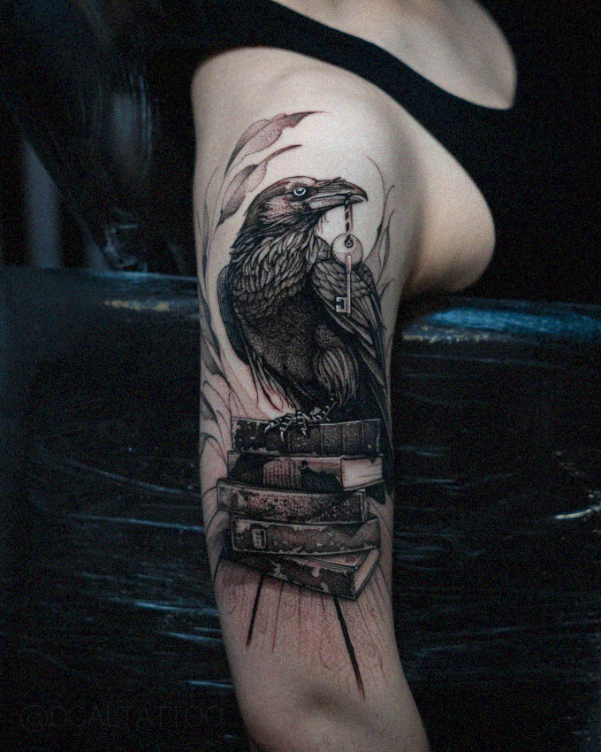 Raven's Secret Inked on Skin